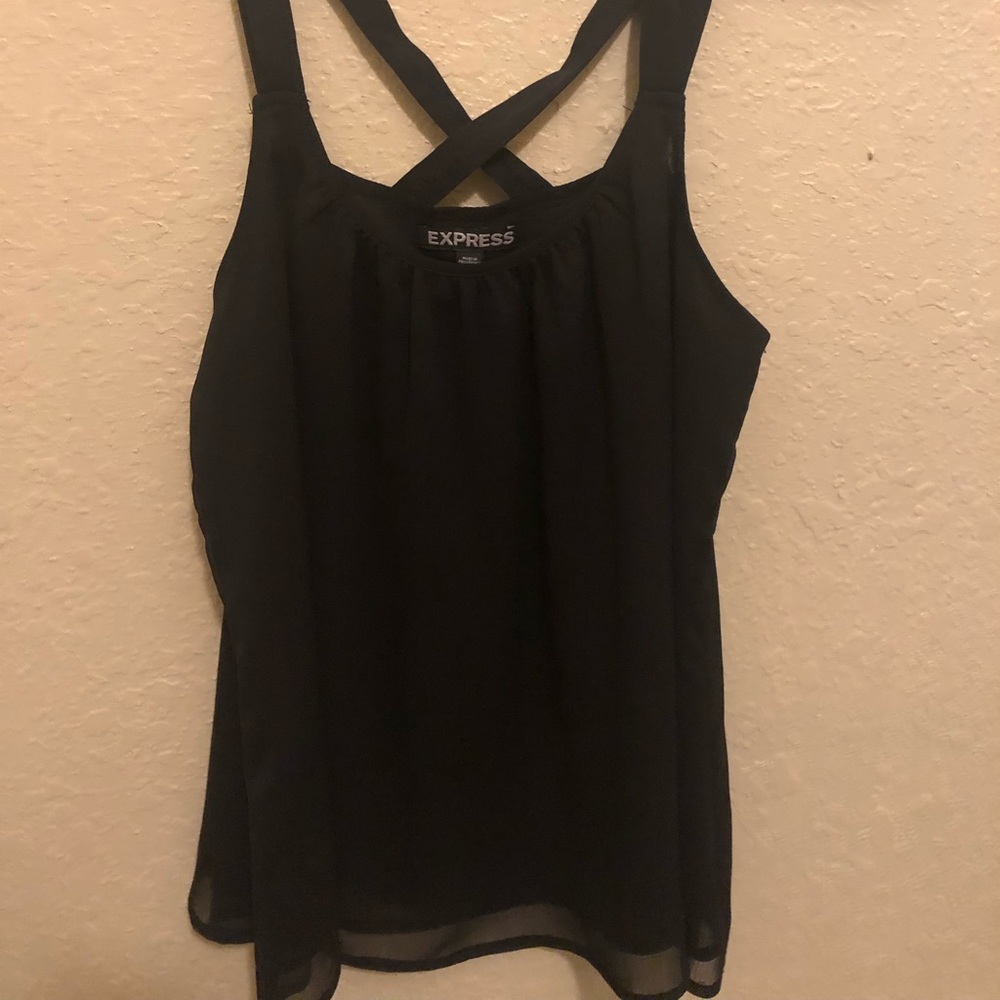 BLACK EXPRESS FLOWY TOP - PERFECT CONDITION